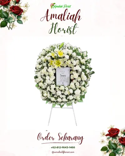 Krans Bunga Duka Cita di Swiss-belhotel Serpong